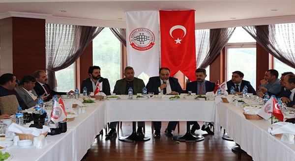  BİRKONFED Erzurum yönetimi basın mensupları ile buluştu