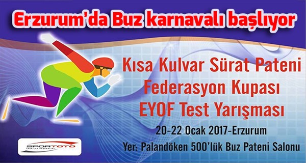  Erzurum’da Buz karnavalı başlıyor