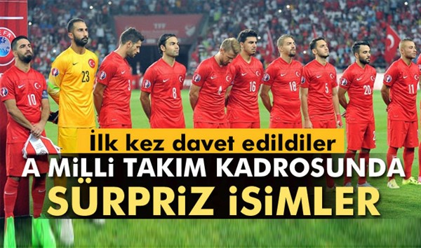 A Milli Takım kadrosu açıklandı. Sürpriz isimler dikkat çekti