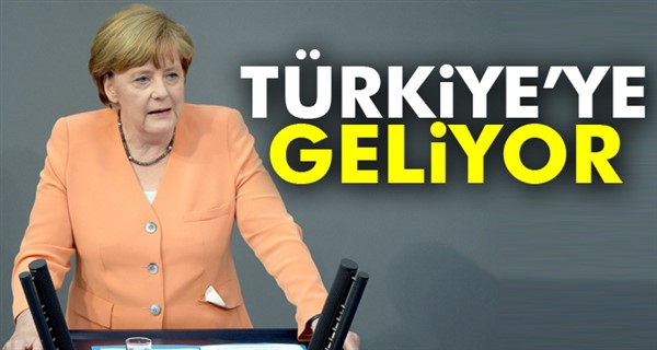 Almanya Başbakanı Merkel, yarın Türkiye'ye geliyor