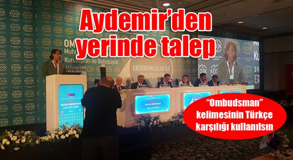 Aydemir'den yerinde talep...