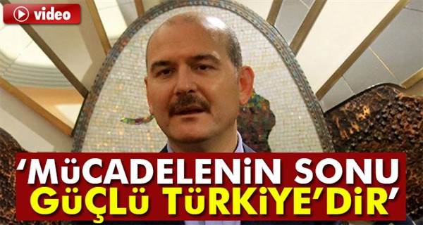 Bakan Soylu: Bu mücadelenin sonu selamettir