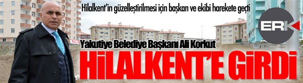 Başkan Korkut, Hilalkent için düğmeye bastı...