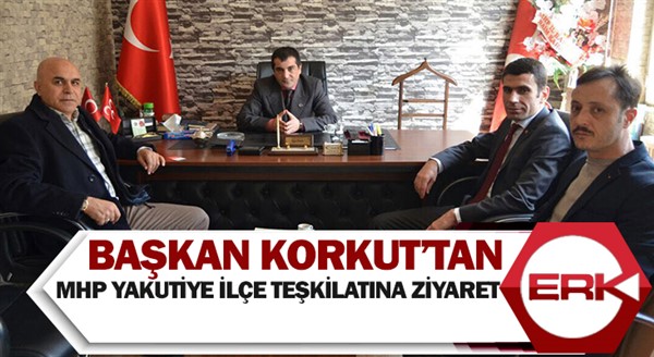 Başkan korkuttan MHP yakutiye ilçe teşkilatına ziyaret 