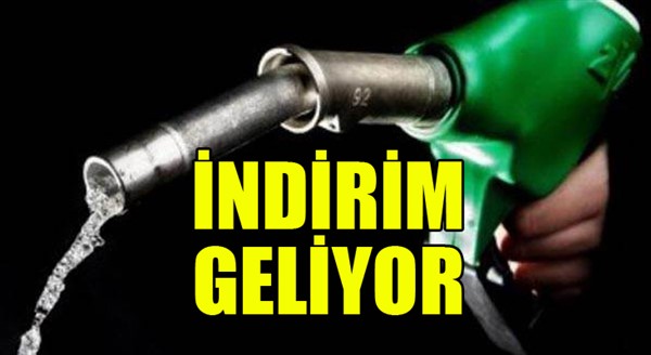 Benzine indirim geliyor