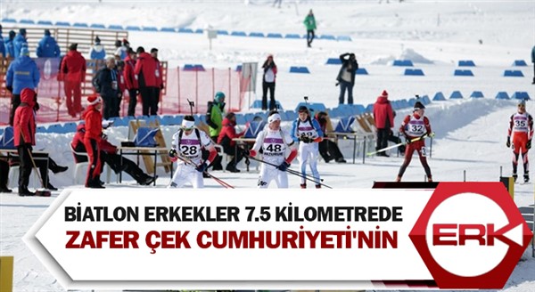 Biatlon Erkekler 7.5 kilometrede zafer Çek Cumhuriyeti'nin