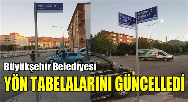 Büyükşehir şehrin numarataj veri tabanı ve csbm tabelalarını güncelledi 