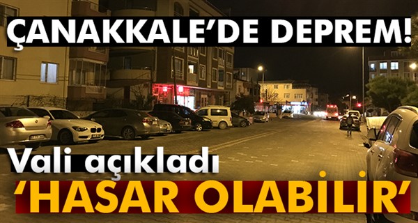 Çanakkale'de deprem! (Son depremler)