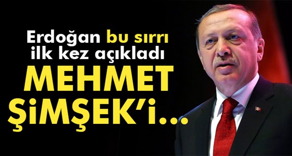 Cumhurbaşkanı Erdoğan bilinmeyen sırrı açıkladı!