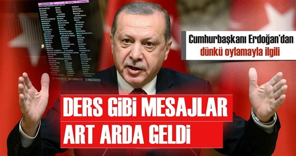 Cumhurbaşkanı Erdoğan'dan BM'deki Kudüs oylamasıyla ilgili açıklama