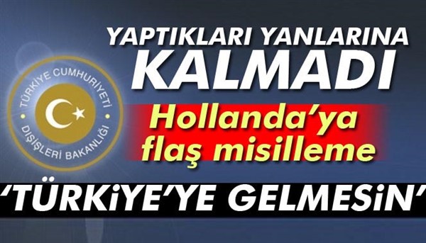 Dışişleri Bakanlığı'ndan Hollanda skandalının ardından açıklama: Türkiye'ye gelmesin