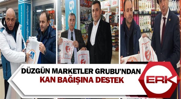 Düzgün Marketler Grubu’ndan bir sosyal sorumluluk projesi daha Kan bağışına destek