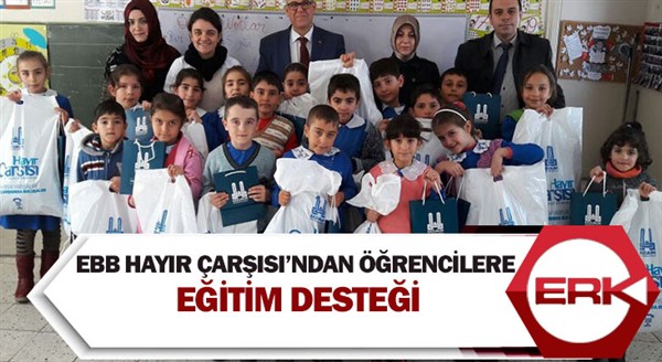 EBB Hayır Çarşısı’ndan öğrencilere eğitim desteği