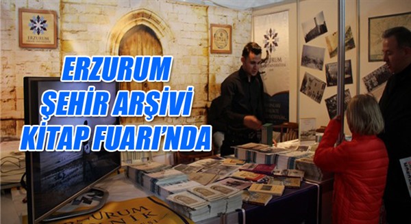 Erzurum şehir arşivi kitap fuarında