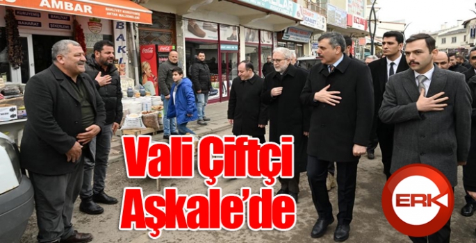 Erzurum Valisi Mustafa Çiftçi, Aşkale’de