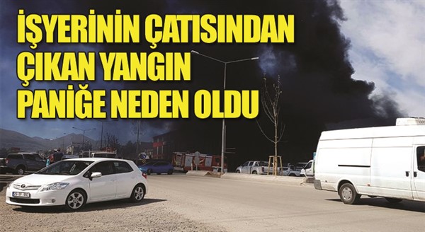 Erzurum'da yangın korkuttu