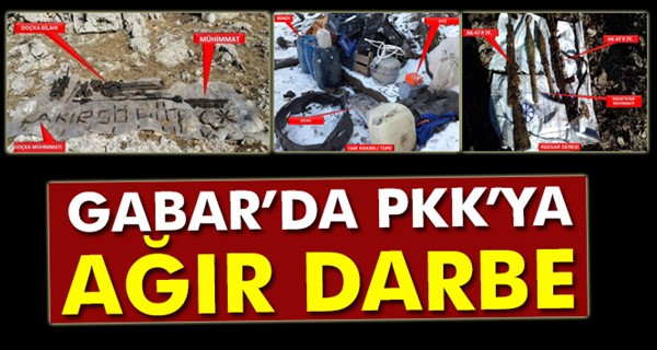 Gabar Dağı’nda terör örgütü PKK’ya ağır darbe