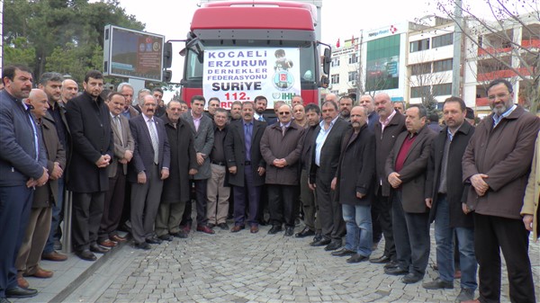 Gebze’den Halep’e 25 ton gıda malzemesi