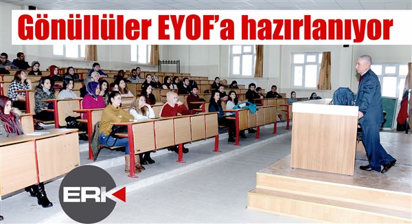 Gönüllüler EYOF’a hazırlanıyor