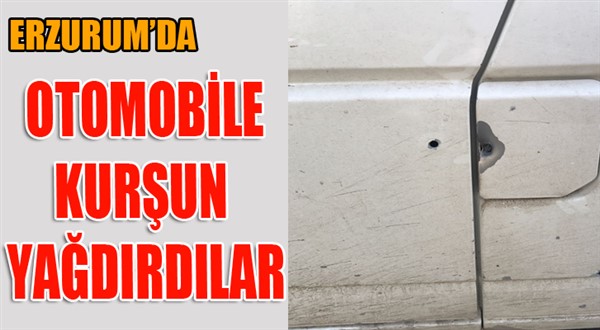 Husumetlisinin aracını kurşunladılar