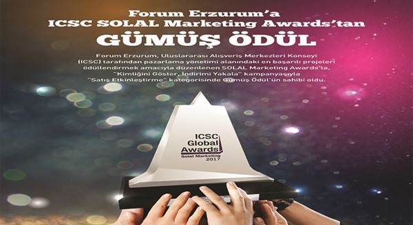 ICSC’den Forum Erzurum’a Gümüş ödül