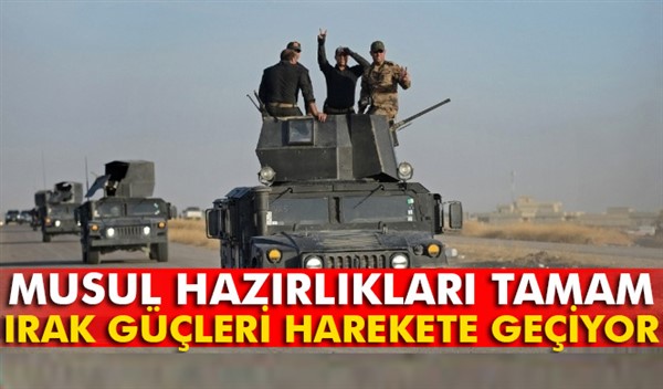 Irak güçleri, Musul'da şehrin diğer yarısını ele geçirmek için hazırlıklarını tamamladı