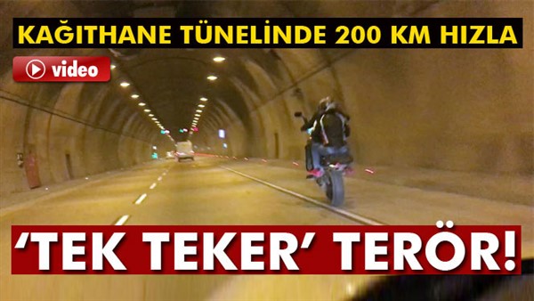 Kağıthane tünelinde tek teker terör estirdiler