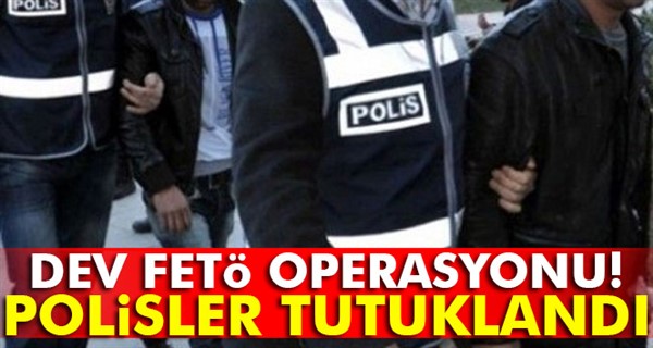 Manisa'da FETÖ operasyonu: 28 polis tutuklandı