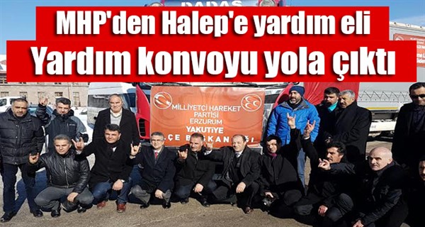 MHP'den Halep'e yardım eli 