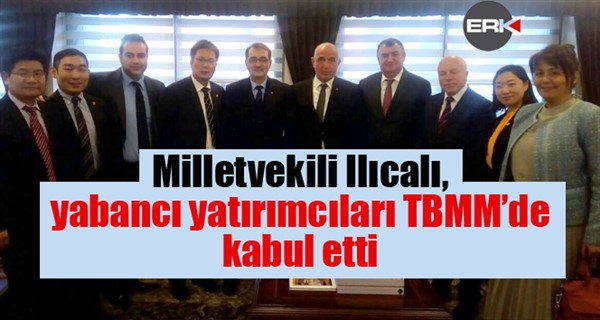 Milletvekili Ilıcalı, yabancı yatırımcıları TBMM’de kabul etti