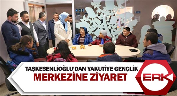 Milletvekili Taşkesenlioğlu, Yakutiye Gençlik Merkezi’nde ki çocukları ziyaret etti