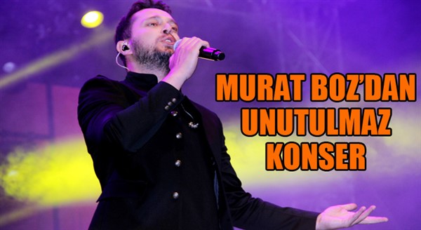 Murat Boz Erzurum’u salladı