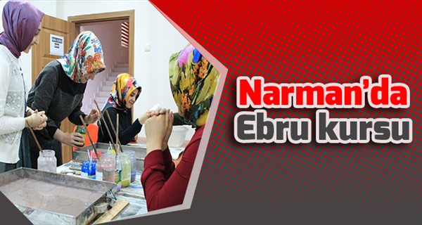 Narman’da Ebru kursu