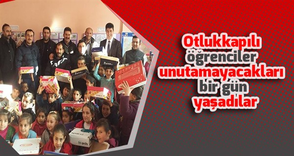 Otlukkapılı öğrenciler unutamayacakları bir gün yaşadılar