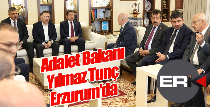 Adalet Bakanı Yılmaz Tunç Erzurum'da