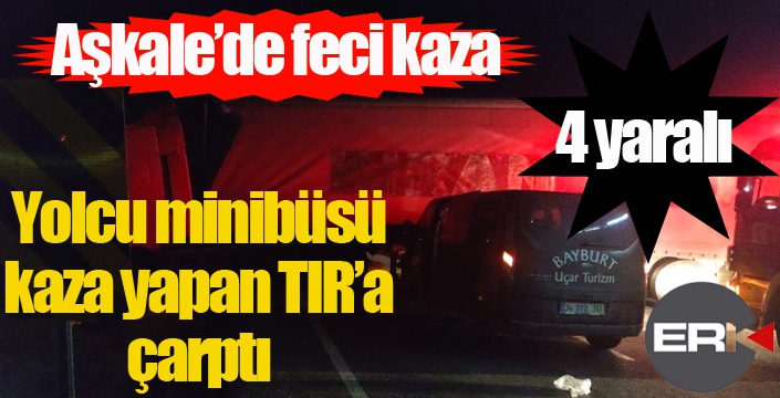 Aşkale’de trafik kazası: 4 yaralı