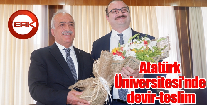 Atatürk Üniversitesi'nde devir-teslim