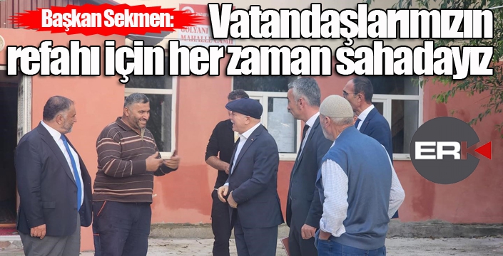 Başkan Sekmen'den Pazaryolu çıkarması