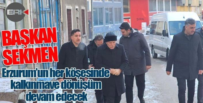 Başkan Sekmen: 