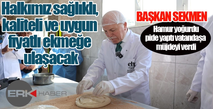 Başkan Sekmen: 