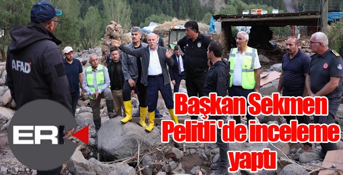 Başkan Sekmen Pelitli 'de inceleme yaptı