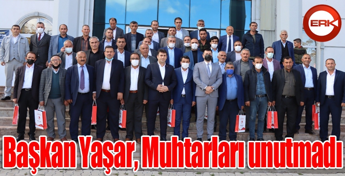 Başkan Yaşar, muhtarları unutmadı