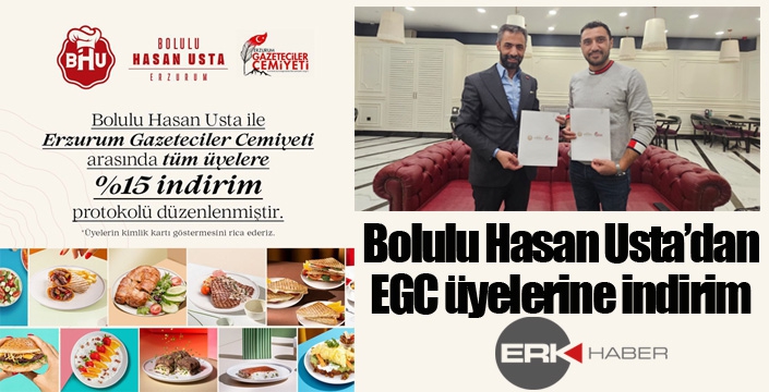 Bolulu Hasan Usta’dan EGC üyelerine indirim