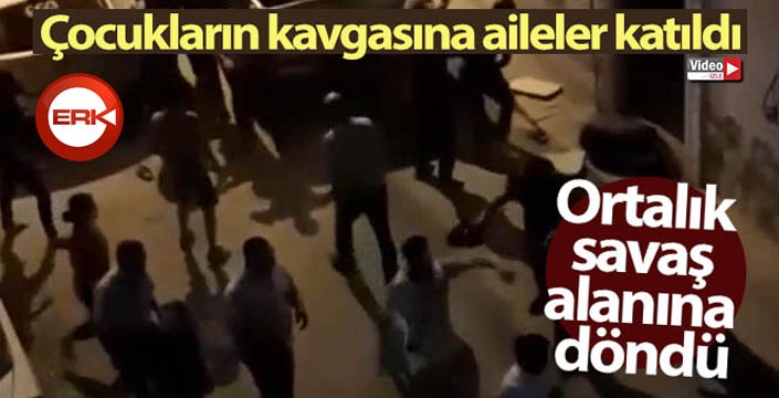 İki aile arasında çıkan taşlı ve sopalı kavga...