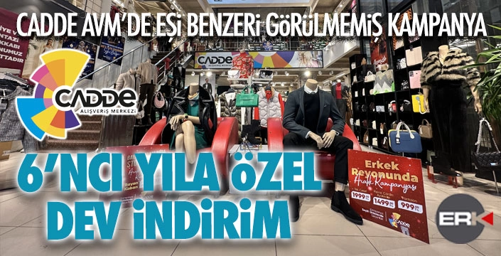 Cadde AVM'de 6'ncı yıl kampanyası