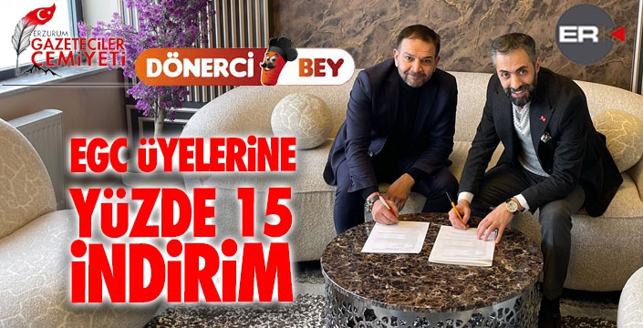 Dönerci Bey’den EGC üyelerine yüzde 15 indirim