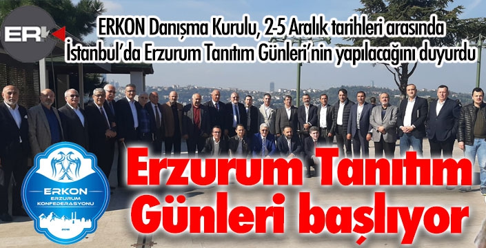 ERKON'dan Erzurum Tanıtım Günleri açıklaması