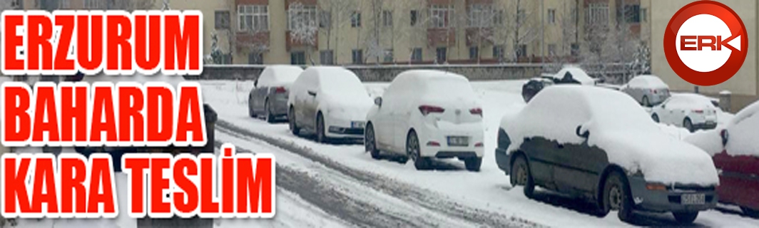 Erzurum baharda kara teslim