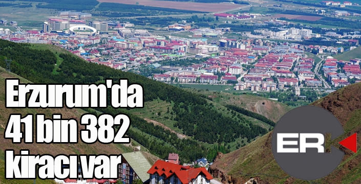 Erzurum'da 41 bin 382 kiracı var