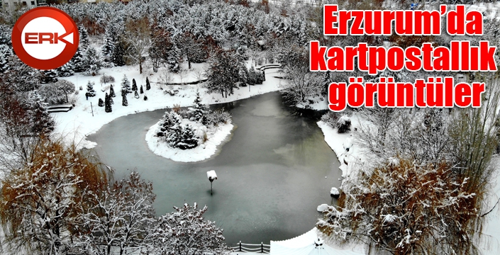 Erzurum’da kartpostallık görüntüler